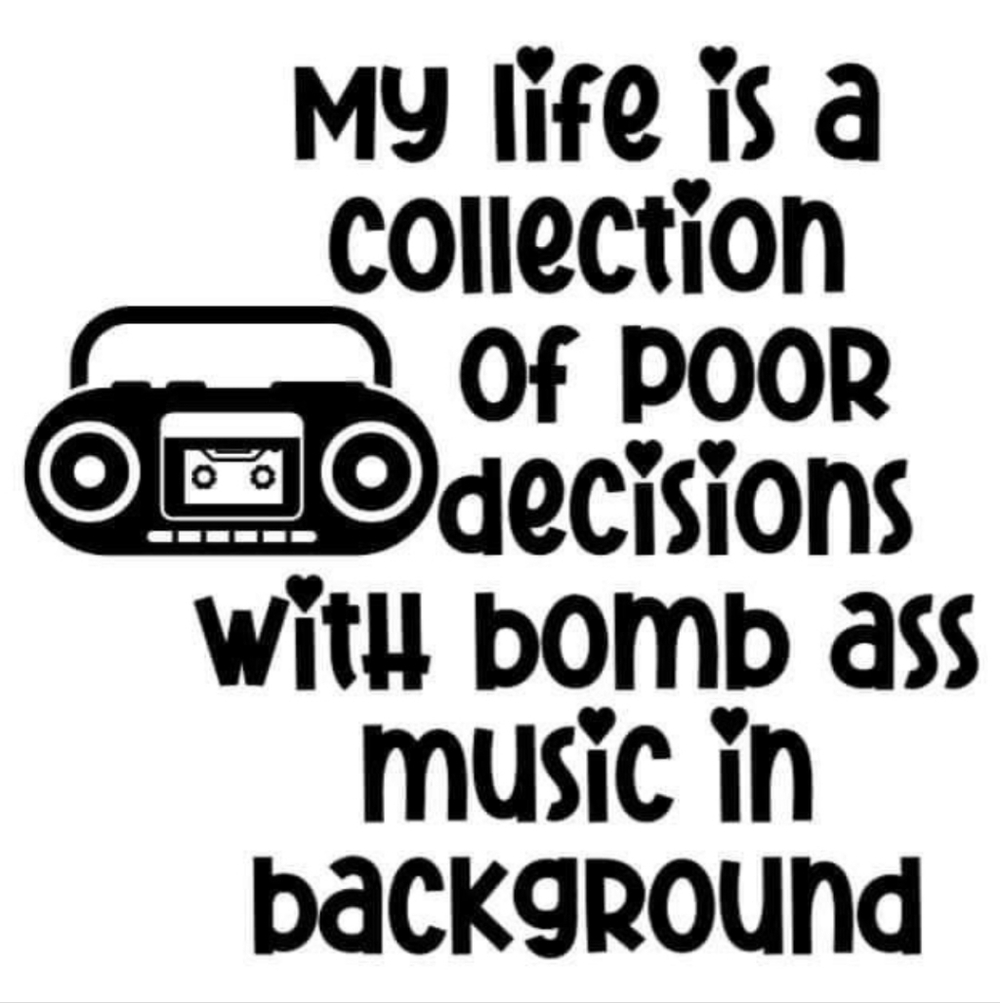 Music‎ Lovers Life Vinyl Graphic Auto Laptop Car Wall Decor Decal Bumper Sticker